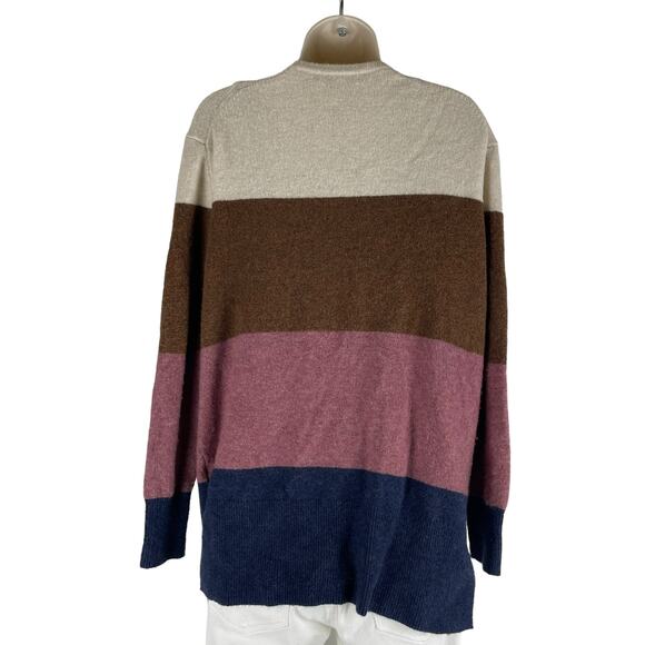 Madewell Kent Striped Colorblock Cardigan in Coziest Yarn Size XS - Picture 7 of 9